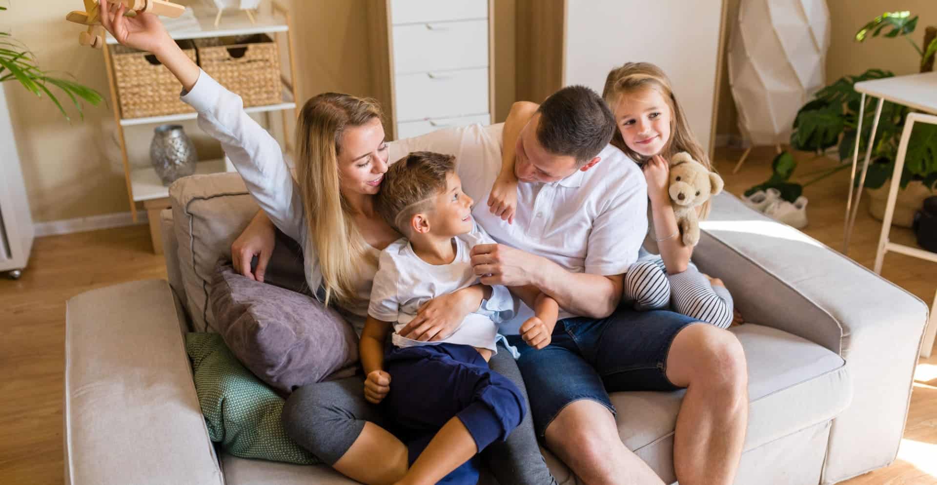 Famille heureuse et plus sereine grâce à Amfpad